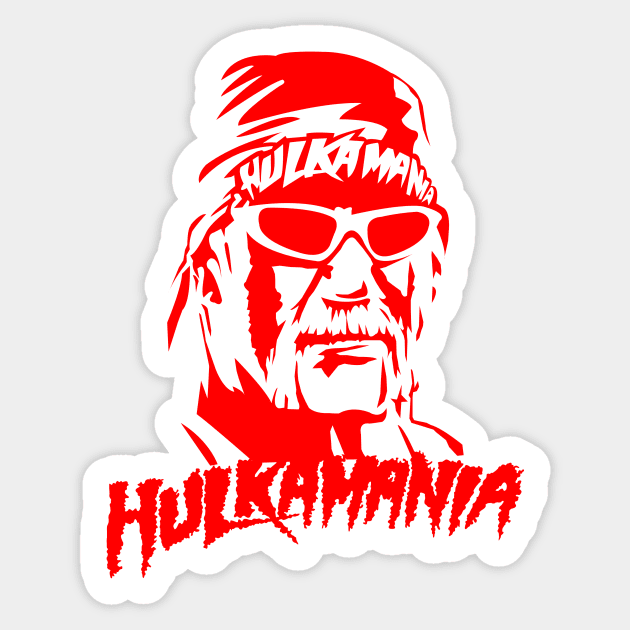 Hulkamania Sticker by liora natalia